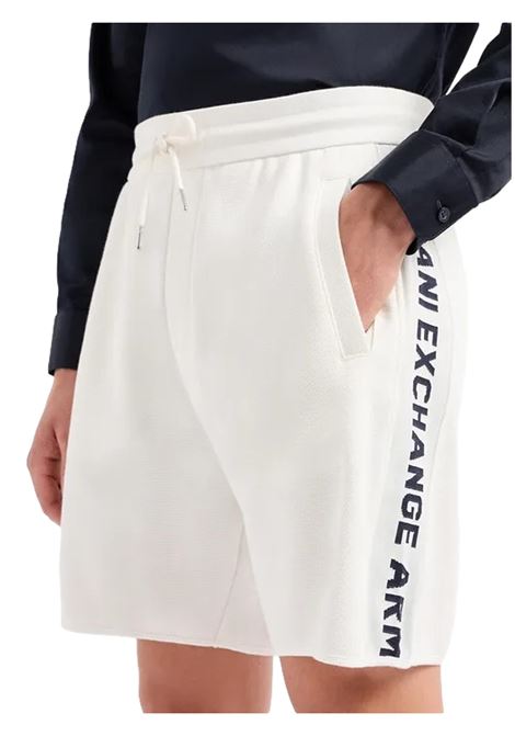 Shorts in tessuto jacquard con tape logo ARMANI EXCHANGE | Short | 3DZSLA ZJLGZ1116